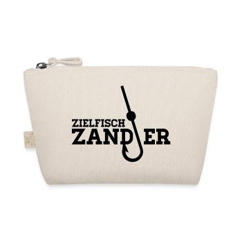 Zielfisch Zander - Anglershirt - Bio-Täschchen - Natur - Vorne