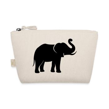 elefant_002 - Bio-Täschchen - Natur - Vorne