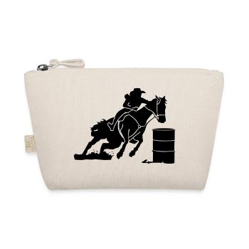 Pferdesport Westernreiten - Barrel Race - Bio-Täschchen - Natur - Vorne