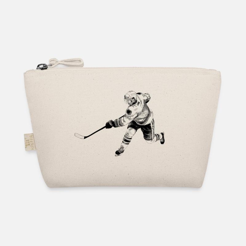 Eishockey - Bio-Täschchen - Natur