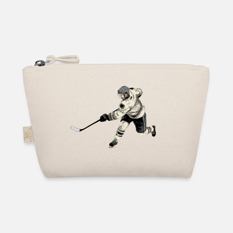 Eishockey - Bio-Täschchen - Natur
