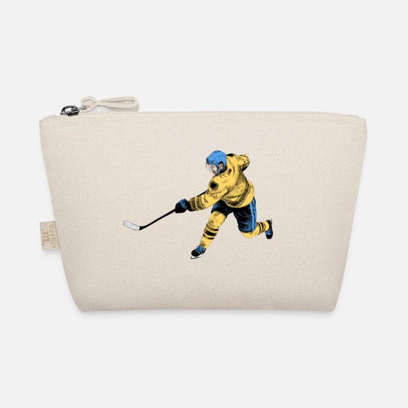 Eishockey - Bio-Täschchen - Natur