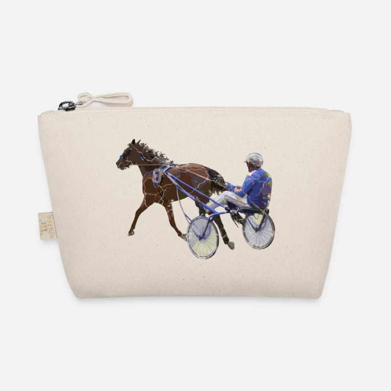 Cadeau de course de chevaux de course au trot - Trousse biologique - nature