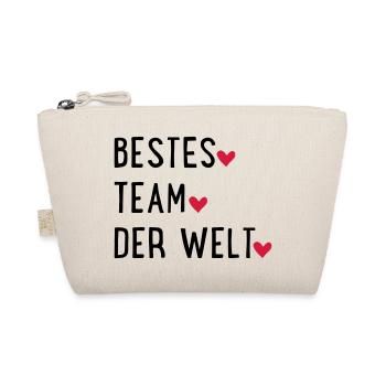 Bestes Team der Welt - Bio-Täschchen - Natur - Vorne