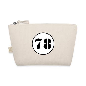NUMÉRO 78 soixante dix huit cadeau d'anniversaire - Trousse biologique - nature - Devant