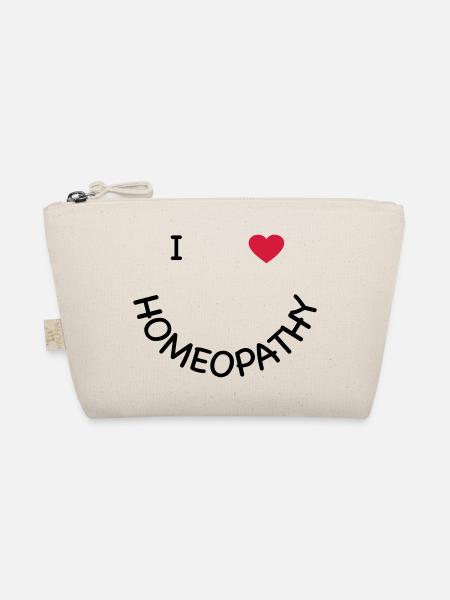 I love homeopathy - Organic Pouch - nature - Front