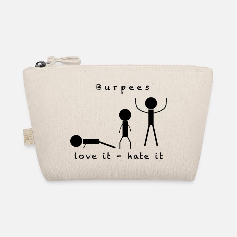 Burpees - Workout Training Fitness - Comic Bio-Täschchen