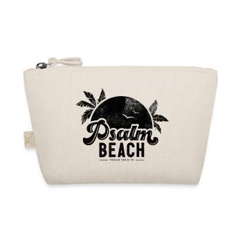 Psalm Beach (4) - black christian streetwear - Organic Pouch - nature - Front