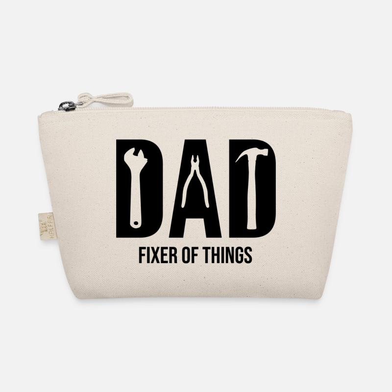 Dad Fixer Of Things - Organic Pouch - nature