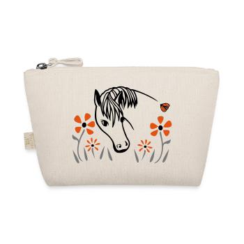 Horse riding Equestrian sports - Organic Pouch - nature - Front