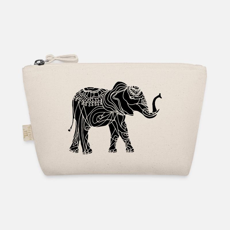 Elefant - Bio-Täschchen - Natur