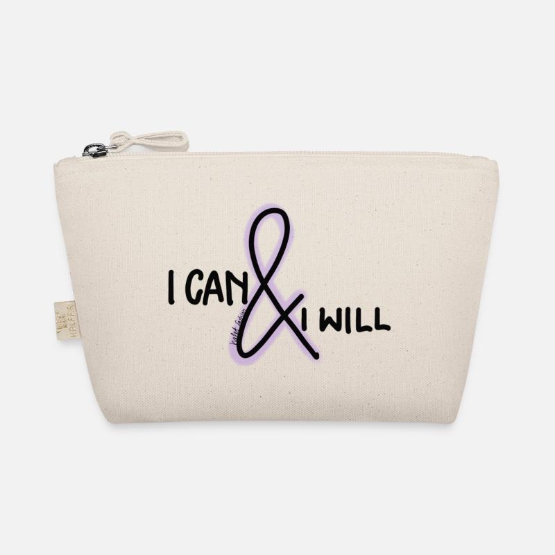 I Can & I Will - Bio-Täschchen - Natur