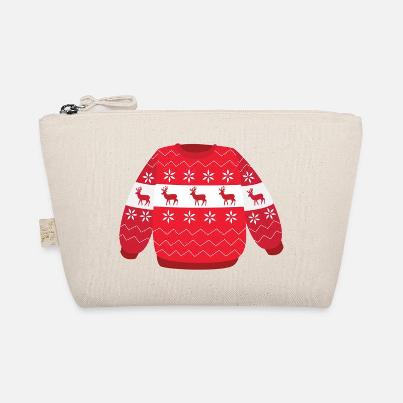 Weihnachts Pullover Bio-Täschchen