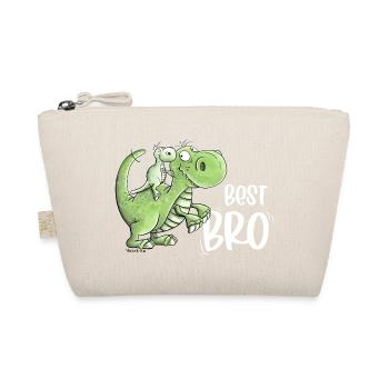 Siblings Dinosaurs I Best Brother - Organic Pouch - nature - Front