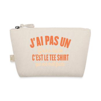 J'ai Pas Un Gros Bide Cadeau Humour - Trousse biologique - nature - Devant