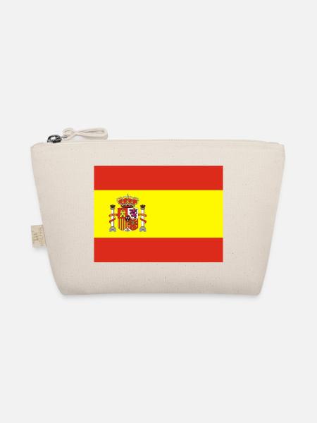 Spanische Flagge - Bio-Täschchen - Natur