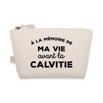 A la mémoire de ma vie avant la calvitie Chauve - Trousse biologique - nature - Devant