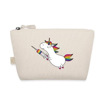 Licorne Immunicorn avec seringue arc-en-ciel - Trousse biologique - nature - Devant