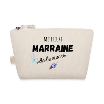 meilleure marraine de l'univers cadeau marraine - Trousse biologique - nature - Devant