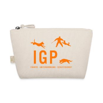 IGP Hundesport - ORANGE - Bio-Täschchen - Natur - Vorne