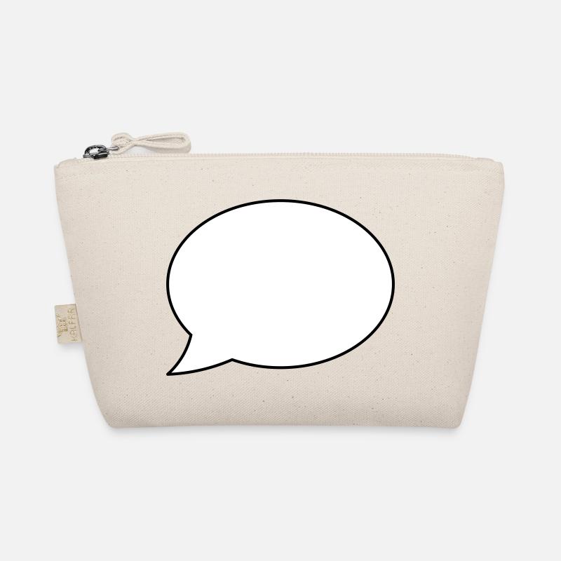 Speech bubble empty Organic Pouch