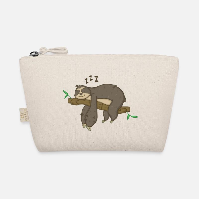 Faultier Schlafen Relax Bio-Täschchen