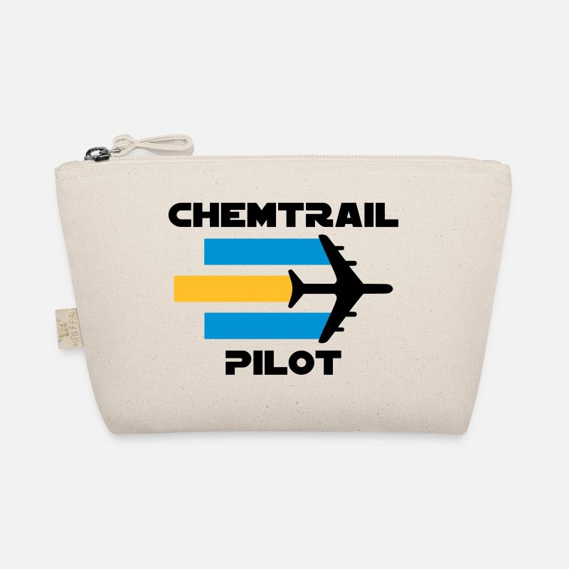 Chemtrail pilot (aircraft with chemtrails) Organic Pouch