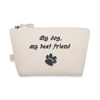 Sprücheshirts hunde, My dog, my best friend - Bio-Täschchen - Natur - Vorne