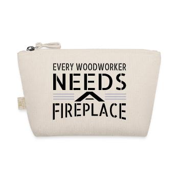 union carpenter tshirts cool woodcutter blogger - Organic Pouch - nature - Front