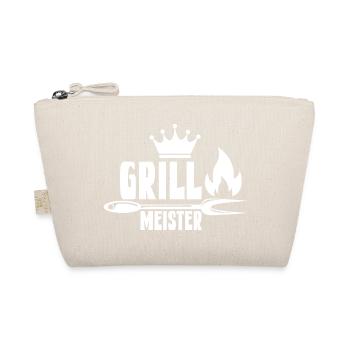 Feuriger Grillmeister mit Krone - Bio-Täschchen - Natur - Vorne