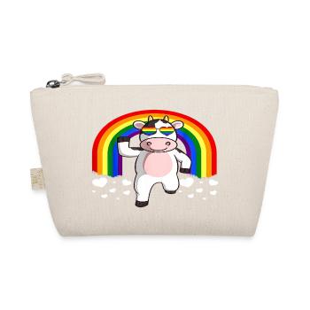 Licorne arc-en-ciel LGBTQ - Trousse biologique - nature - Devant
