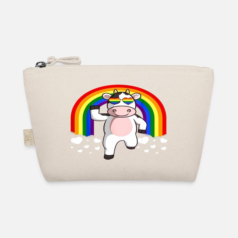 Regenbogen Einhorn LGBTQ Bio-Täschchen