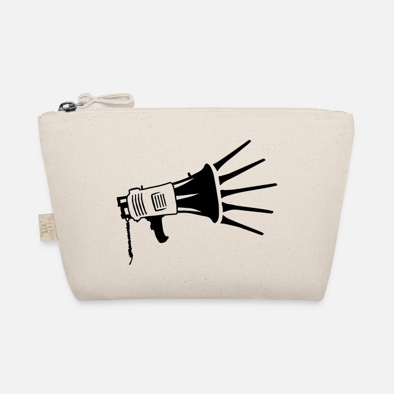 Speaker Propaganda Megaphone Symbol Organic Pouch