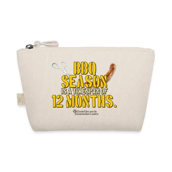 BBQ Season Is A Timespan Of 12 Months - Bio-Täschchen - Natur - Vorne