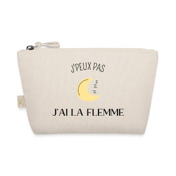 Je peux pas jai la flemme - Trousse biologique - nature - Devant