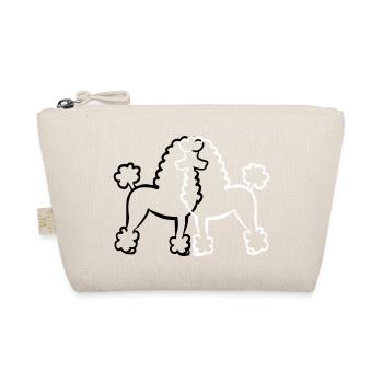 Caniche Ying Yang / Chien / Noir et blanc / Race de chien - Trousse biologique - nature - Devant