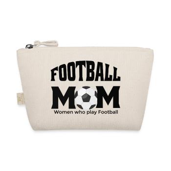 football mum women who play football - Trousse biologique - nature - Devant