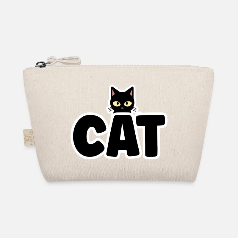 Mignon Chat Motif Chat Chat Gueule de Bois Trousse biologique