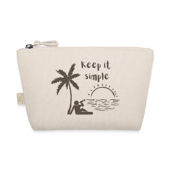 Keep it simple - Bio-Täschchen - Natur - Vorne