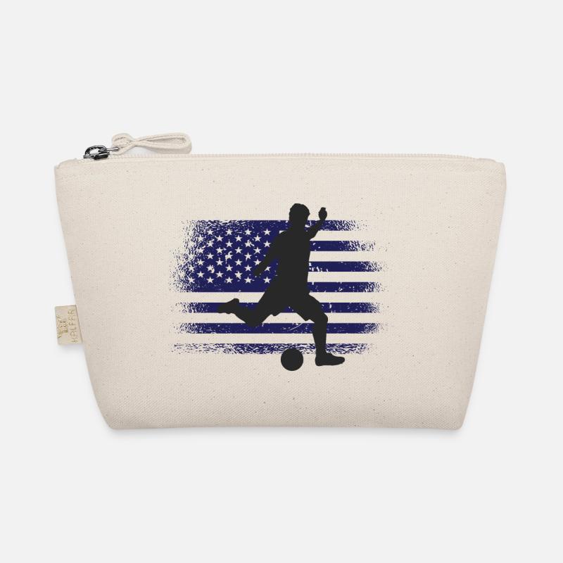 USA Soccer Jersey Drapeau américain Trousse biologique