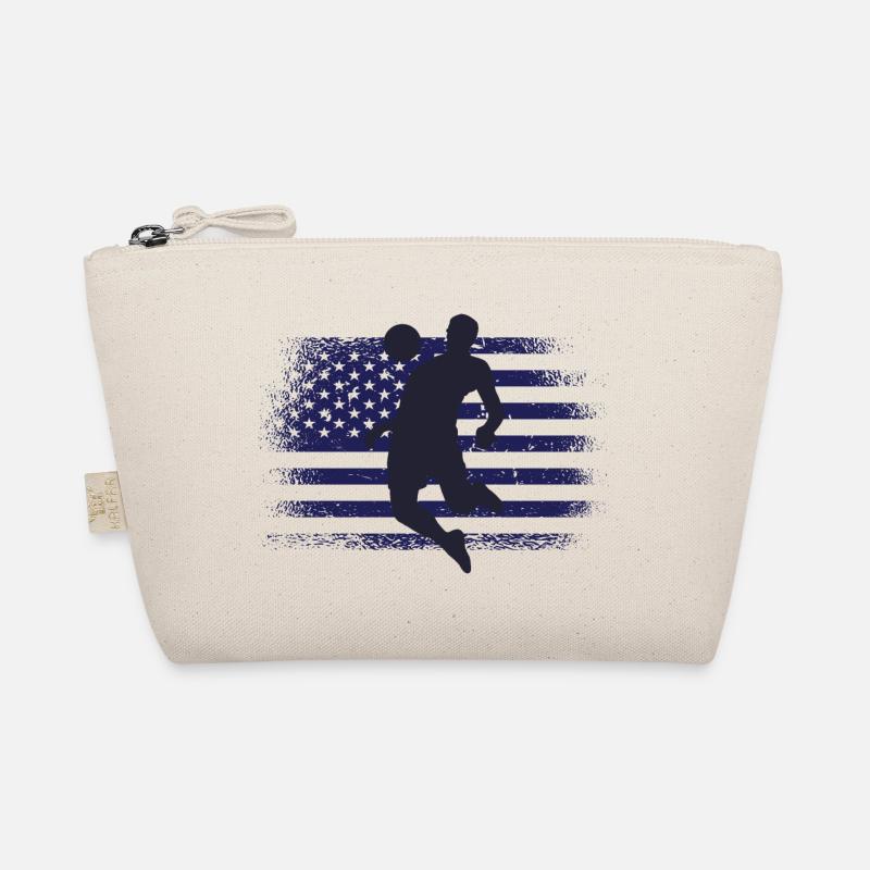 USA Soccer Jersey Drapeau américain Trousse biologique
