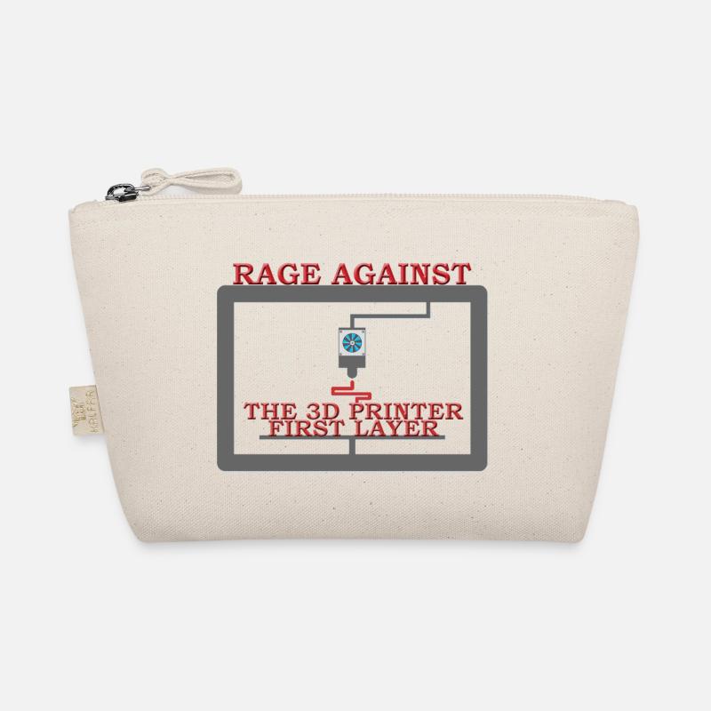 RAGE AGAINST THE 3D PRINTER FIRST LAYER Organic Pouch