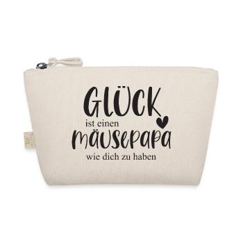 Mäuse Mäusepapa Haustier Mäuseliebe Geschenk - Bio-Täschchen - Natur - Vorne