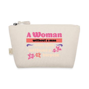 Frauen Gleichberchtigung Design und Feminist - Bio-Täschchen - Natur - Vorne