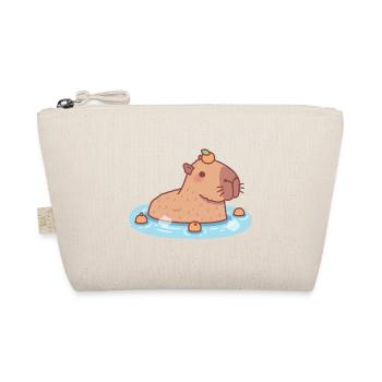 Mignon Capybara Chilling Dans la source chaude - Trousse biologique - nature - Devant