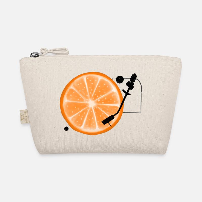 Orange Disk Organic Pouch