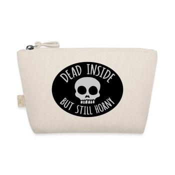 dead inside but horny - Organic Pouch - nature - Front