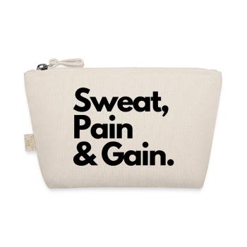 Sweat Pain Gain - Organic Pouch - nature - Front