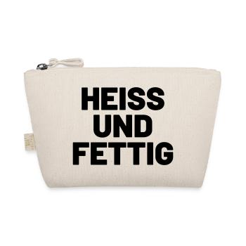 Heiß und fettig - Bio-Täschchen - Natur - Vorne