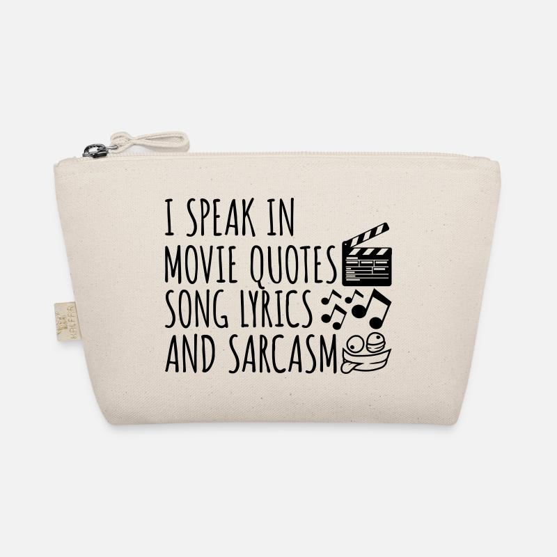 speak lyrics and sarcasm Bio-Täschchen